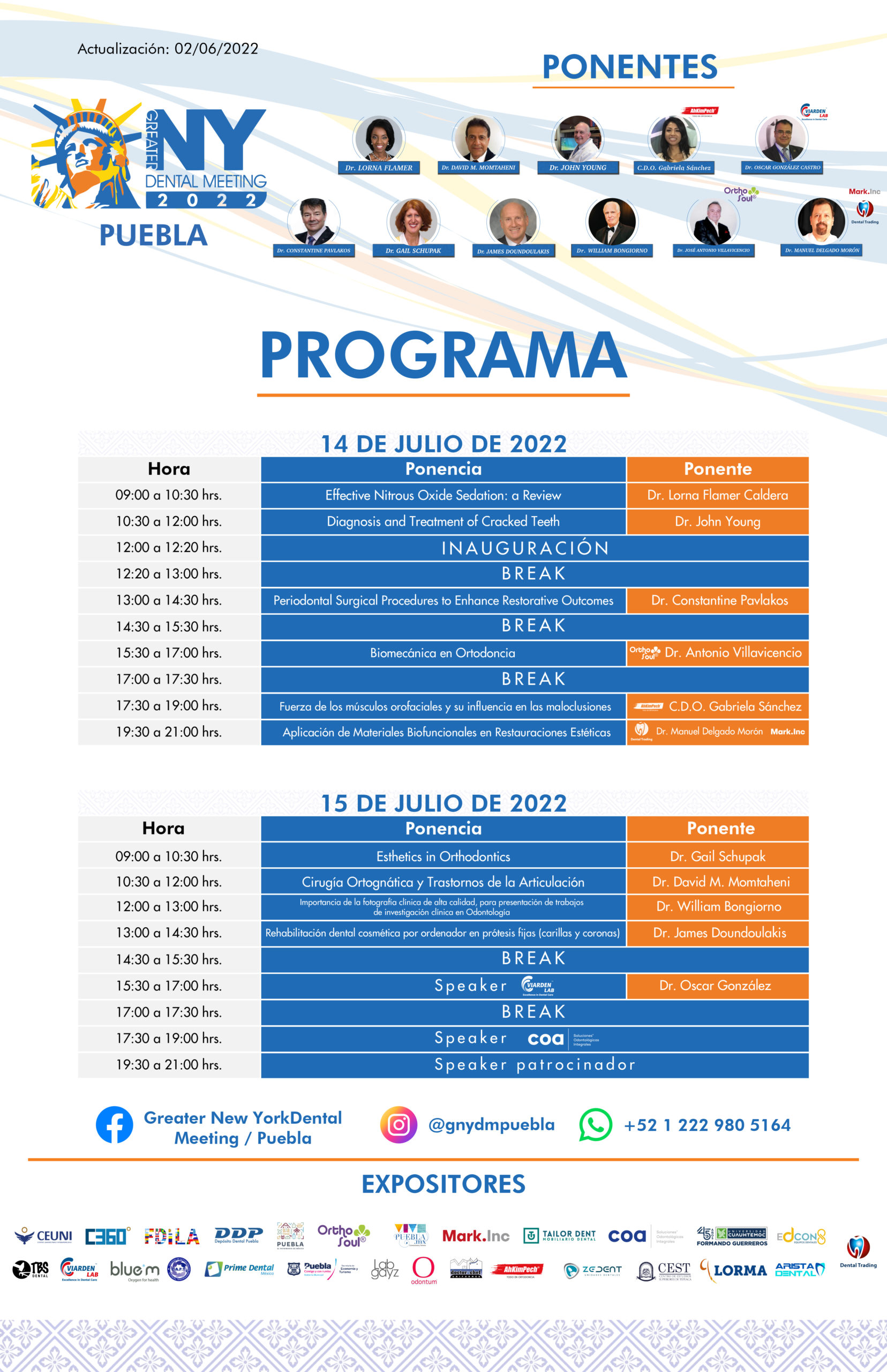 GNYDM Puebla Programa 02 06 2022 ViardenLab